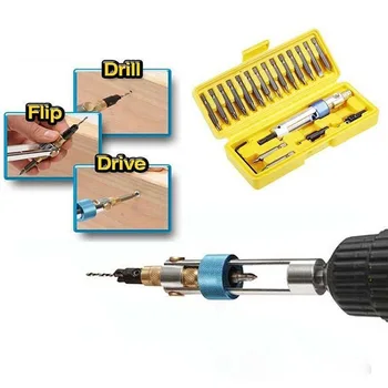 Swap-Drill Bit Kit Torx Bits for Skruetrækker Sæt Flip-Drev Halvdelen af Tiden Bor Driver Drejeligt Hoved Hex Præcision Kørsel Reparation Værktøj