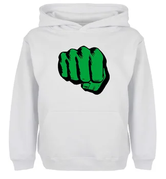 Unisex Fashion Incredible Hulk Knytnæve Design Hættetrøje Mænd 's Boy (Women' s Girl ' s vinter jakke, Sweatshirt Til fødselsdagsfester