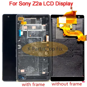 Ny 5.0 tommer Sony Xperia Z2a Z2 en LCD-Skærm Touch screen Digitizer Assembly Erstatning for Sony Z2a ZL2 ZL 2 LCD - + - værktøjer