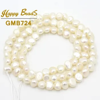 3-5mm Uregelmæssige Hvid Grå Sort Natural ferskvandsperle Løse Perler Til Smykker at Gøre DIY Armbånd Halskæde 15