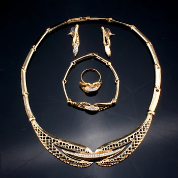 Weibang tyrkisk smykker, guld sæt farve halskæder for mode tøj til kvinder tilbehør gave dropshipping