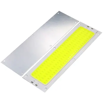 50stk Engros 120x36mm COB LED Strip Light Board 12V 10W 1000LM Varm Naturlig Kold Hvid Blå Rød Farve Led Pære COB Chip