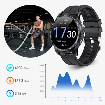 LIGE Mænd, Smart Ur Mænd Bluetooth Opkald Vandtæt Sport Fitness Ur Sundhed Tracker Vejr smartwatch Kvinder Til Android, Ios