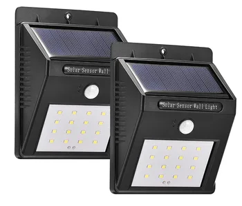 2835SMD 16Leds Solar Panel Drevne LED PIR bevægelsesføler Lampe Nat Lys Haven Indretning væglampe Energibesparelser