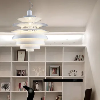 Nordiske Designer Vedhæng Lys Postmoderne Aluminium Hanglamp Til Stue, Soveværelse, Spisestue Home Decor Loftet Hængende Lampe