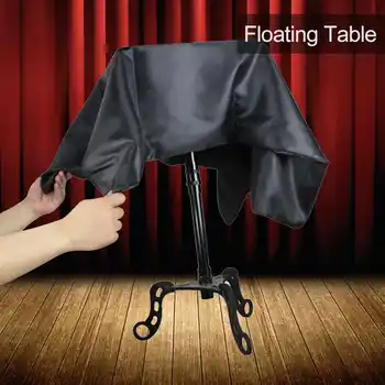 Sort Floating Table, Tryllekunstner Levitation Trick Tabel Magi, Der Fører Flydende Tabel Magic Prop Tricks Tilbehør Børn Toy