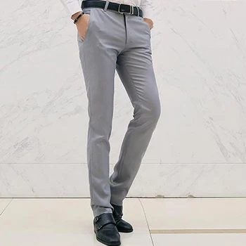 Passer Til Bukser Mænd Dress Pants Mænd Business-Bukser Mand 2020 Mode Mandlige Lige Bukser Solid Passer Smart Klassiske Bukser