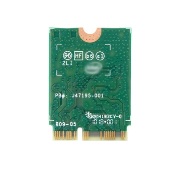 Dual Band-1.73 Gbps Wifi Kort Til Intel 9560 9560NGW Trådløse Bluetooth-5.0 NGFF M. 2 indtast E 2,4 G/5Ghz med Antenner Til Desktop