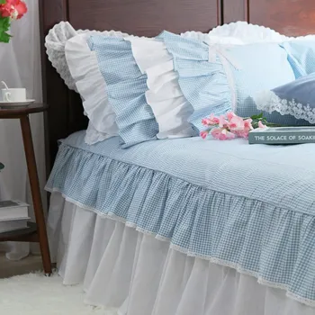 Klassisk Europæisk bule plaid sengetæppe Elegante Blonder sengetæpper madrasbetræk med kingsize-seng ark soveværelse sengetøj tekstil bed cover