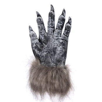 Wolf Klo Handsker 2020 Handsker Gave Cosplay Halloween Varulv Ghost Festival Lodne Dyr Handsker Simulering Wolf Klo Handsker