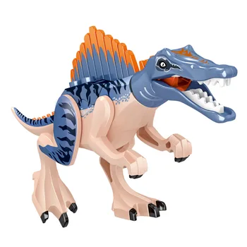 Dyrenes verden Dinosaur-Serien Super søde tegnefilm Spinosaurus DIY Model byggesten Mursten Legetøj Gaver