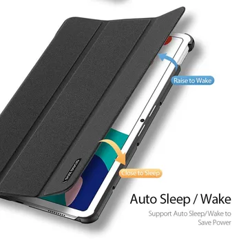 For Huawei MatePad 10.4 чехол Stødsikkert Trifold Flip PU Læder, Anti-ridset Beskyttende Shell med Smart Sove til Ære V6
