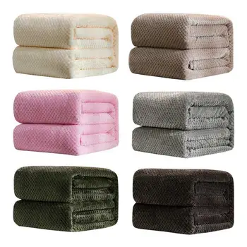 J0Home polar Tekstil-microfiber tæppe dække bed 200x230cm stor tyk fleece tæppe, sofa pink lille tæppe til børn