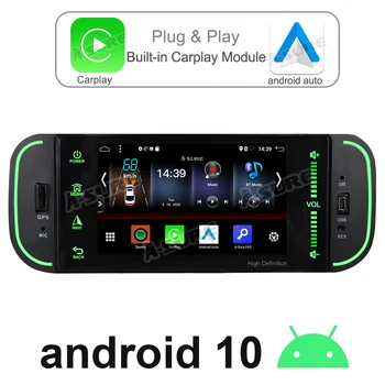 En Sikker Bil Radio Android Auto 10 CarPlay WIFI 4G+ BT GPS-Navigation For Jeep Grand Cherokee PT Cruiser Sebring 2003-2006