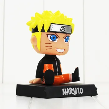 12cm Naruto Shippuden Figur Dukke Bobble Hoveder Uzumaki Naruto Bil Dekoration Model Toy