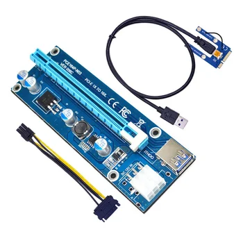 Bærbare Eksterne Grafikkort Mini-PCI-E er til PCI-E x16 Riser Card Eksterne Grafikkort + 60 Laptop USB-Kabel Til Windows