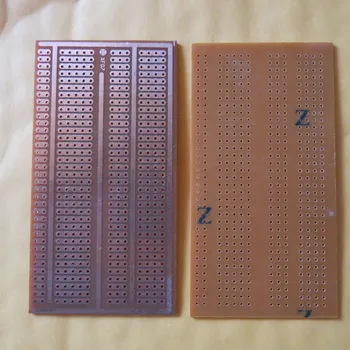 10 stk/masse 2-5er universal Stripboard Veroboard vero yrelsen Enkelt Side 5x9.5cm bakelit eksperiment printkort PCB Platine