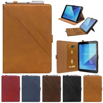 Taske til Samsung Galaxy Tab S3 9.7 SM-T820 T825 Tablet Smart Cover Søvn Vågner Kortholderen Folio Case til Samsung Tab S3 9,7 tommer