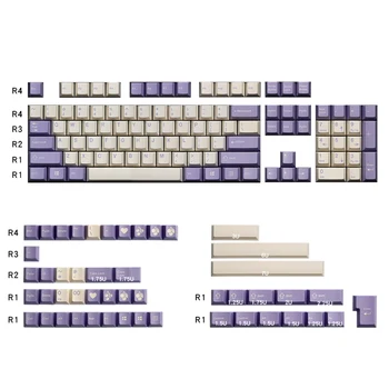 Nyd 153 Nøgler Mælk Lilla Keycap Sæt Cherry Profil ABS Tasterne Keycap Sæt for Mekanisk Gaming Tastatur