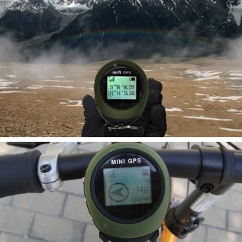 Genopladelige Mini GPS-Navigation GPS-Locator Modtager Anti-Tabte Vandtæt Håndholdte GPS, Elektronisk Kompas Til Udendørs Rejse
