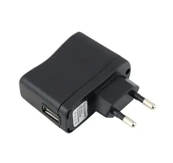 Universal USB AC Strømforsyning Adapter 5V 500MA MP3-MP4 Hurtig Hjem Væggen Rejse Opladning Oplader EU/US Plug Black Wholesale