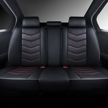 Universal Læder sædebetræk Komplet Sæt Pude Protector Tilbehør til Audi A3 8P 8I A4 A5 b5 b6 avant b7 b8 c5 A6 c7 4f A1
