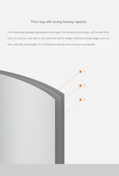 Xiaomi Mijoy Stærk Tykkere Plastik Pose Auto Snor Pose Skrald affaldssæk, Miljøvenlige og rene
