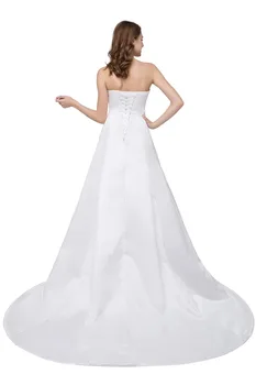 ANGELSBRIDEP Brudekjole 2021 Vestidos De Novia Mode Crystal Gulv-lange Kjoler til Brudens Formel Brudekjole Online Hot Salg