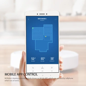 Xiaomi Robot Støvsuger til Hjemmet Automatisk Flot Smart Planlagt Mijia App Trådløse Kontrol Mi Tæppe Støv Renere