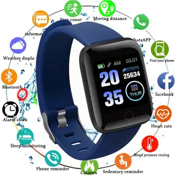 Smart Armbånd Ur Vandtæt IP67 Måling af Blodtryk Fitness Tracker pulsmåler Smartwatch For Dropshipping