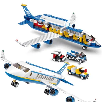 463Pcs City Lufthavn, Fly, Bus, Fly Fly byggesten Sæt Luftfart Technic DIY Mursten Pædagogisk Legetøj for Børn