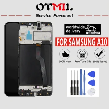 OTMIL Super Amoled LCD-For Samsung Galaxy A10 A105 A105F Fuld LCD-Skærm Billede Digitizer Udskiftning 6.2