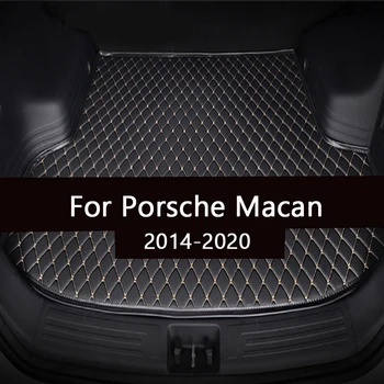 Bilens bagagerum mat for Porsche Macan 2016 2017 2018 2019 2020 fragt liner tæppe indvendigt tilbehør dække