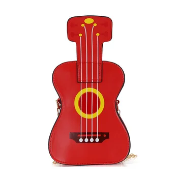Børns guitar messenger skuldertaske pige, Høj kapacitet taske tegnefilm skuldertaske tote handbag