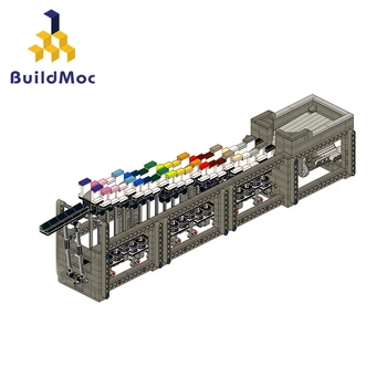 Buildmoc Blok Rainbow Stepper DIY Keyboard Mini Micro Blok byggesten Mursten Samling Legetøj Spil