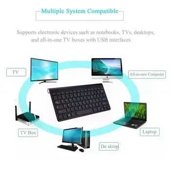 L&PC-Ultra-Tynd Business Trådløst Tastatur og Mus Combo 2,4 G Wireless Mouse for Windows Andriod tv-box-Desktop-PC