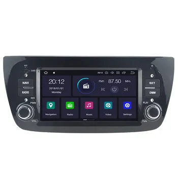 2 din stereo receiver Android10.0 Til FIAT DOBLO 2010-bilradioen Ingen DVD-afspiller GPS navigatio Bil auto mms-Styreenhed