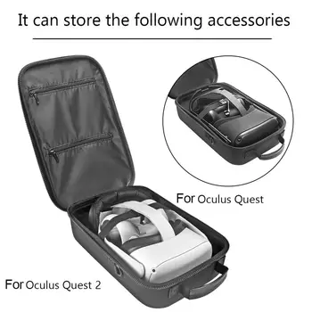 Højde Kvalitet EVA Opbevaring Tilfælde, Beskyttelse Taske-VR Briller Arrangør For Oculus Søgen Alt-i-én VR opbevaringspose Til Oculus Quest 2