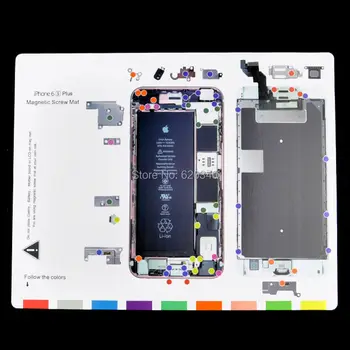 Professionel Magnetiske Skrue Mat Arbejde Pad til iPhone 6 Åbning Reparation Værktøj til iPhone 4 4S 5 5S 6 6S 6S Plus 5.5