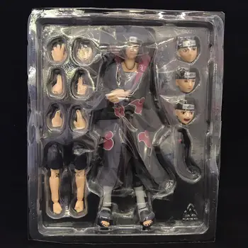 Anime SHF Naruto Shippuden Sasuke og Itachi Formuleret Leddene Bevægelige PVC figur Model Legetøj