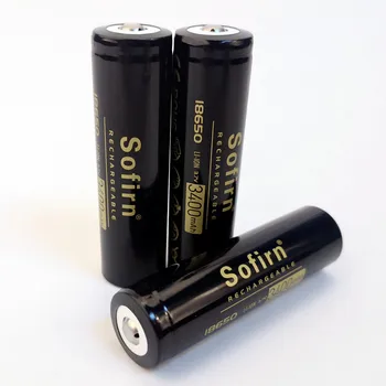 Sofirn 18650 Batteri 10A Udledning 3,7 V 3400mah 18650 li-ion Batteri Cell 18650 Genopladelige batterier