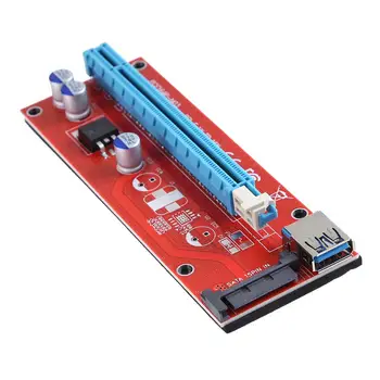 PCI Express-Riser-Kort PCI-E 1x til 16x Extender USB3.0 Kabel Power Wire For Bitcoin Mining Miner For Kabel-Minedrift-Kort Adapter