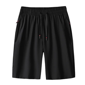 Nye mænd shorts sommer is silke hurtig tørring casual pants plus size sommer bukser bære store underbukser løs sports bukser