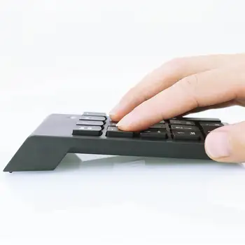 Mini Trådløse Numeriske Tastatur 2,4 G+bluetooth 18 Taster Digital Antal Pad Bærbare Tavs Regnskab Tastatur