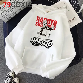 Anime Naruto Akatsuki hættetrøjer mænd streetwear 2020 Overdimensionerede trykt mænd hoody sweatshirts y2k æstetiske Overdimensioneret