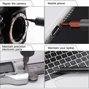 Ledningsfri El-Precision Skruetrækker USB-Interface Opladning Manuel Automatisk 7batch Hoved til At Opfylde de Daglige Behov