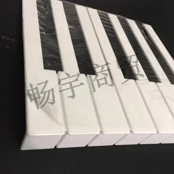 Klaver tuning værktøjer, tilbehør Hvide tangenter er En gruppe af 52 klaver hvid låget Klaver reparation værktøj, dele
