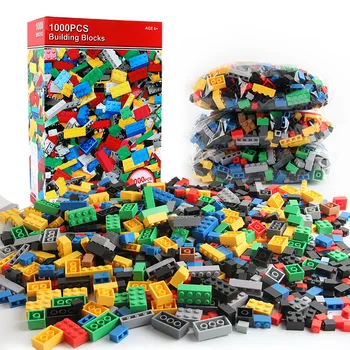 1000PCS Børns DIY Række Bulk Kompatibel Lego Samling byggesten Montering Partikel Blok Legetøj