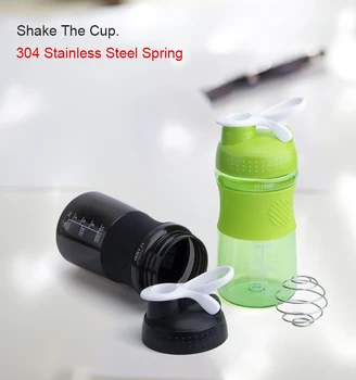 500ML/750ML Protein Shaker Flaske Vand fødevaregodkendt BPA Gratis Shaker Flaske Fitnesscenter Med Omrøring Bolden tætte Låg Rejse Udendørs