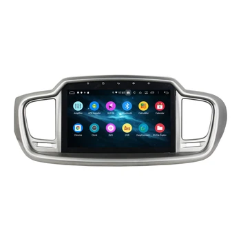 2 din PX6 IPS touch screen Android-10.0 Car Multimedia afspiller Til Kia SORENTO 2016 BT audio stereo radio GPS navi-hovedenheden